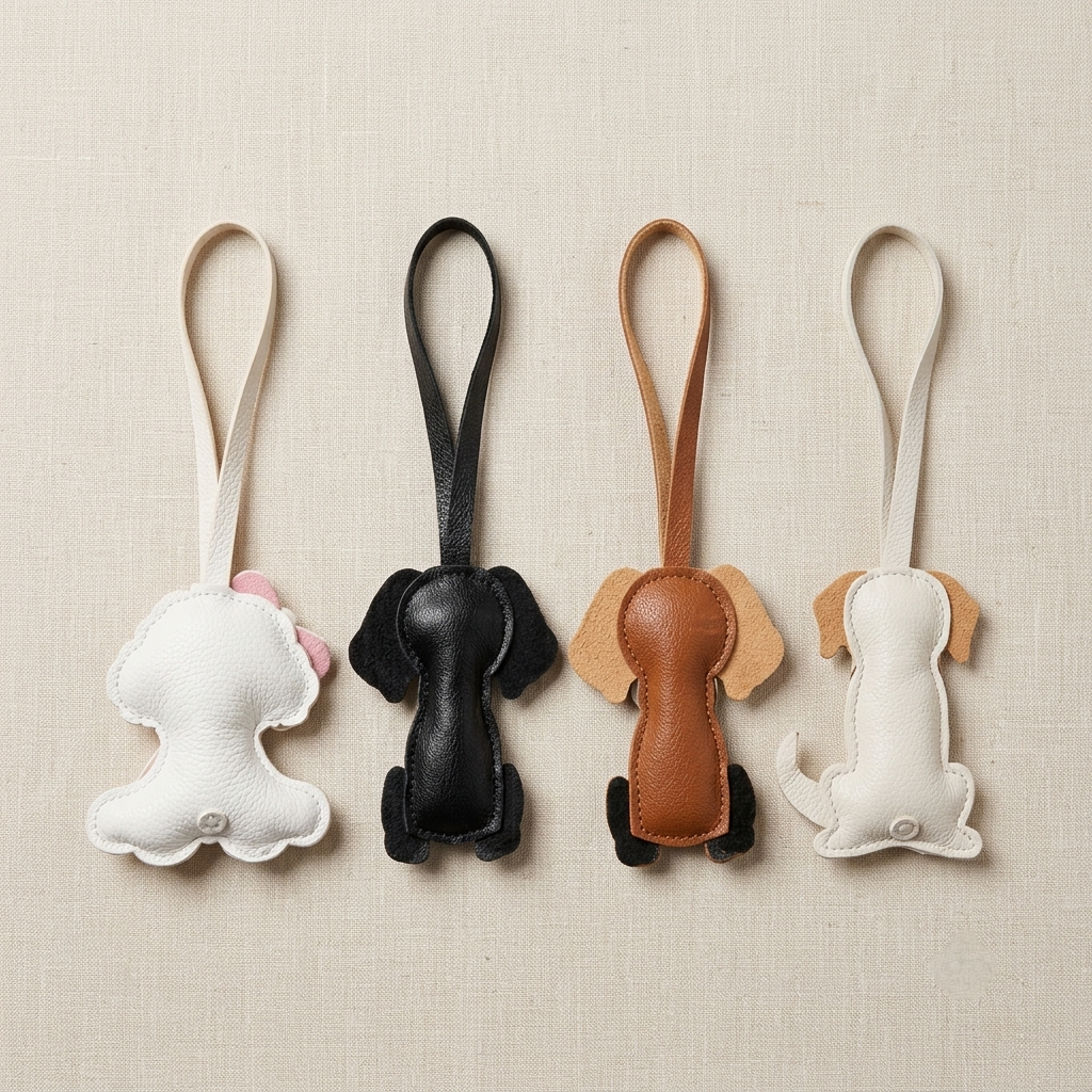 Collie, Labrador & Bichon Frise Edition: The Luxe Pup Vegan Leather Bag Accessory