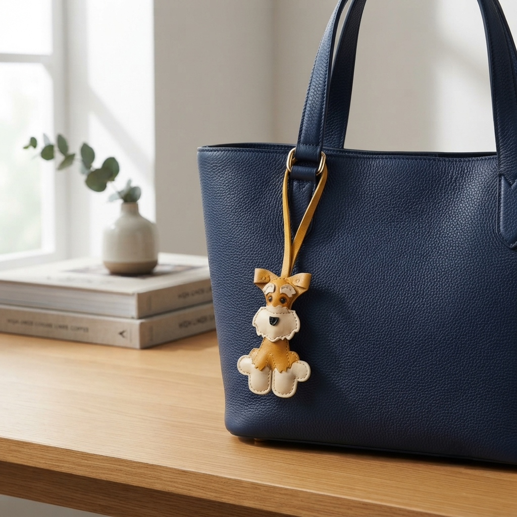 Schnauzer Edition: The Luxe Pup Vegan Leather Bag Accessory