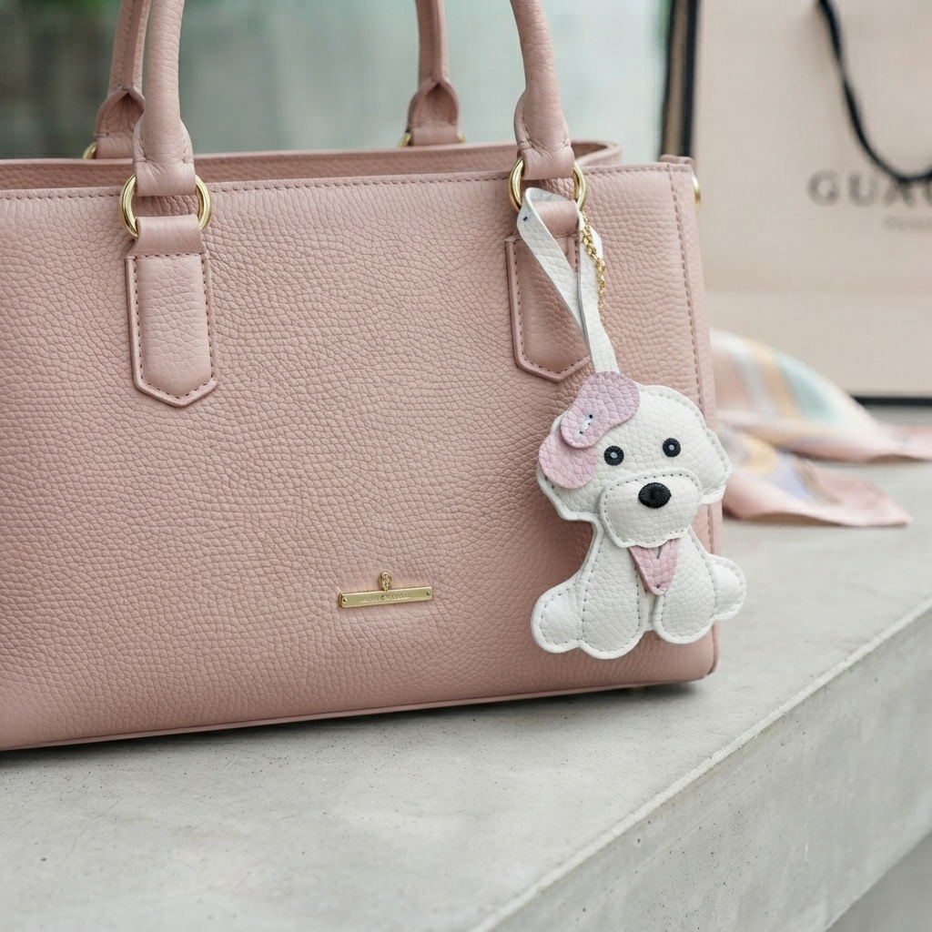 Collie, Labrador & Bichon Frise Edition: The Luxe Pup Vegan Leather Bag Accessory