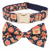 The Jingle Bows Series: Christmas Dog Collar and Bow Tie Sets