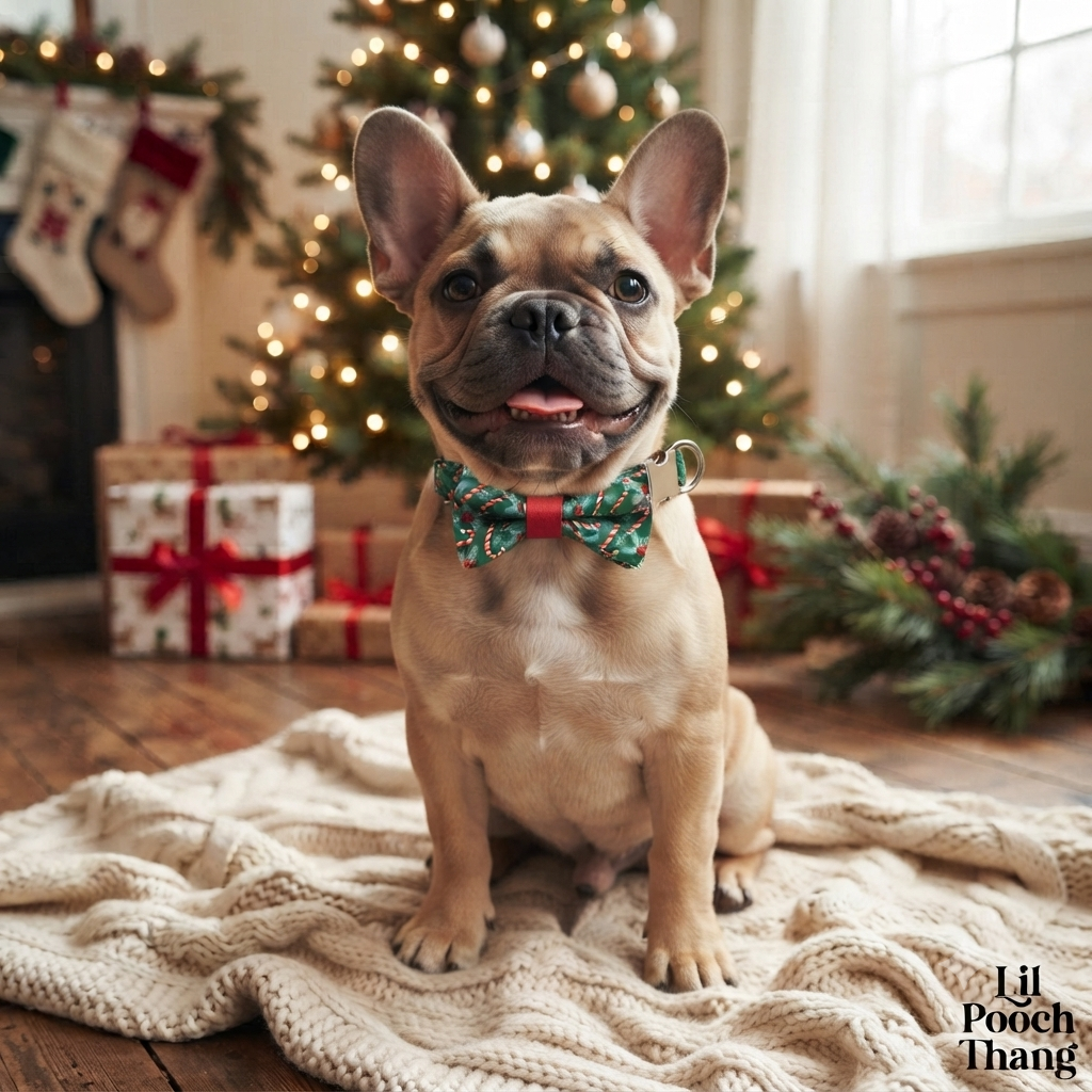The Jingle Bows Series: Christmas Dog Collar and Bow Tie Sets