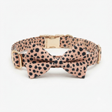 The Wild Thang: Dog Collar, Bow Tie, Lead and Poop Bag Holder Set