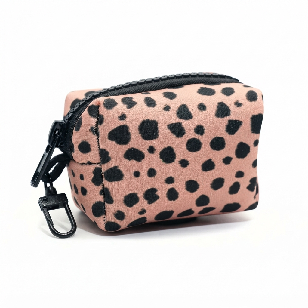 The Wild Thang: Dog Collar, Bow Tie, Lead and Poop Bag Holder Set