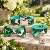 The Paradise Pooch: Dog Collar, Bow Tie and Lead Set