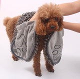 Luxury Microfibre Chenille Dog Drying Mitts