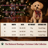 The Balmoral Boutique Christmas Dog Collar Collection