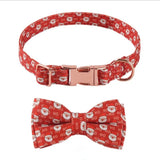 The Jingle Bows Series: Christmas Dog Collar and Bow Tie/Flower Sets