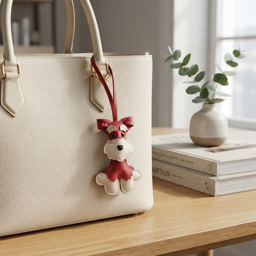 Schnauzer Edition: The Luxe Pup Vegan Leather Bag Accessory