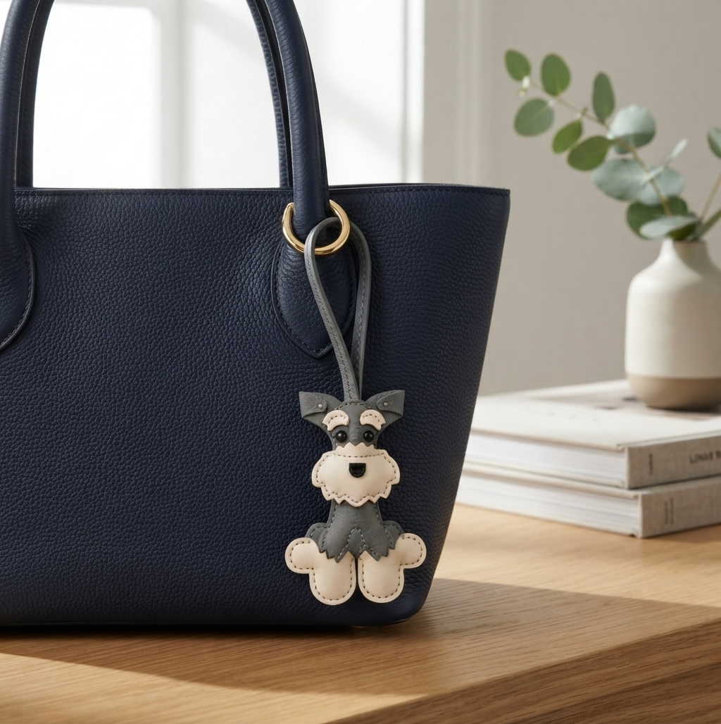 Schnauzer Edition: The Luxe Pup Vegan Leather Bag Accessory