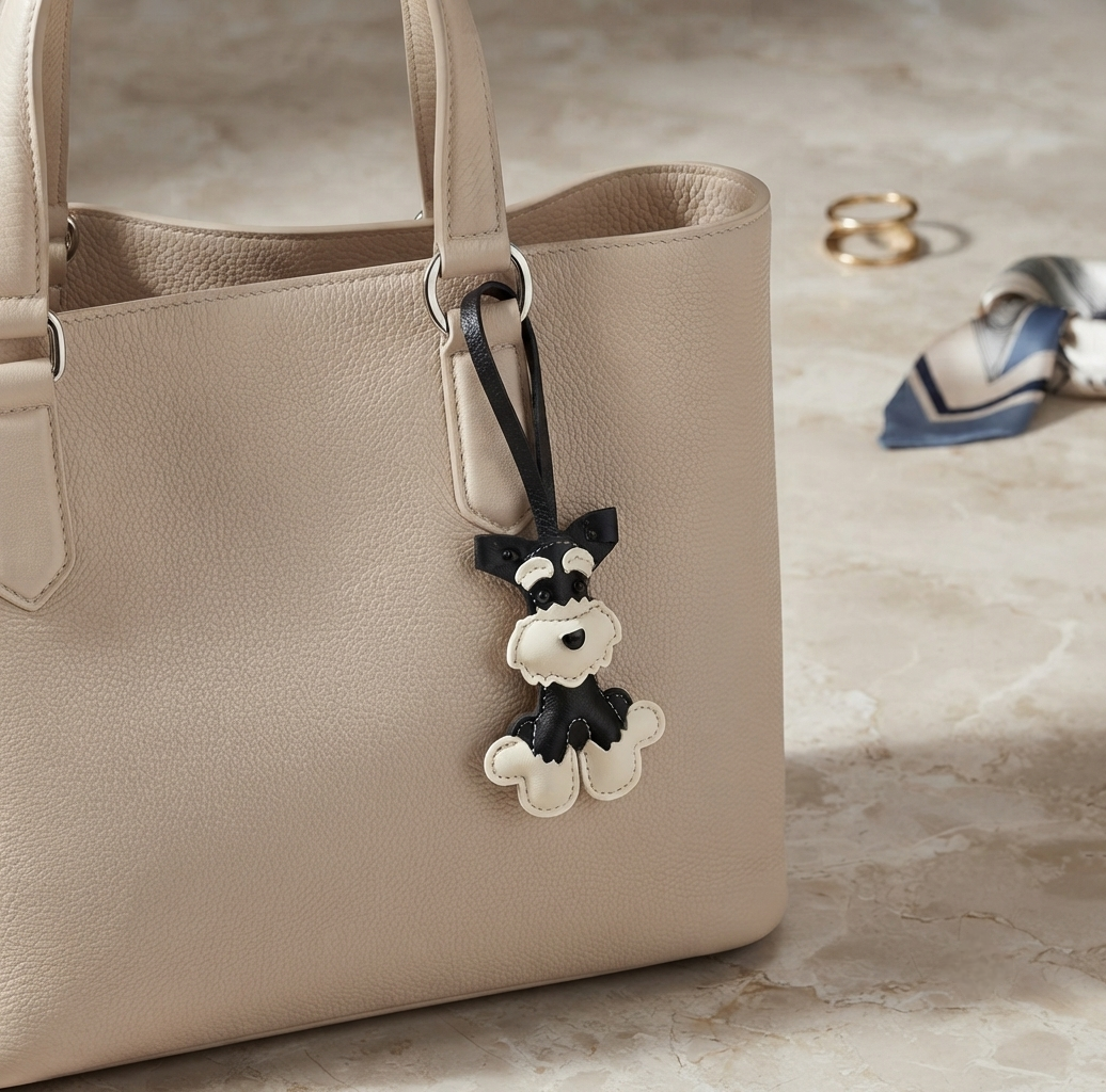 Schnauzer Edition: The Luxe Pup Vegan Leather Bag Accessory