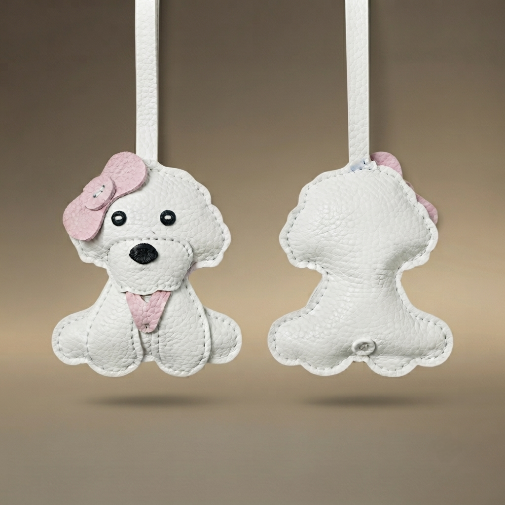 Collie, Labrador & Bichon Frise Edition: The Luxe Pup Vegan Leather Bag Accessory