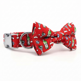 The Jingle Bows Series: Christmas Dog Collar and Bow Tie Sets