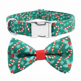 The Jingle Bows Series: Christmas Dog Collar and Bow Tie Sets