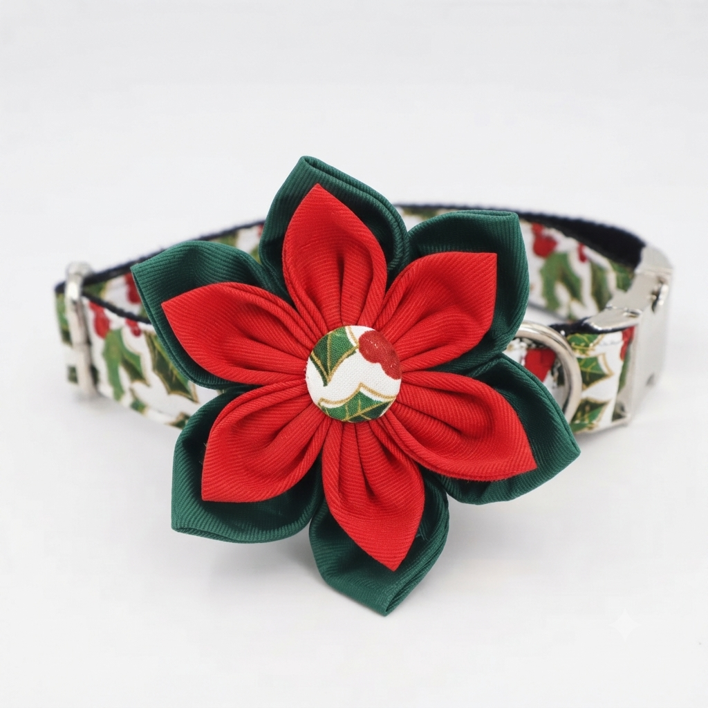 The Jingle Bows Series: Christmas Dog Collar and Bow Tie Sets