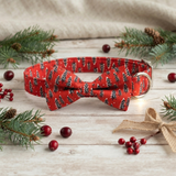The Jingle Bows Series: Christmas Dog Collar and Bow Tie Sets