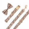 The Wild Thang: Dog Collar, Bow Tie, Lead and Poop Bag Holder Set