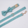 The Polka Pooch: Dog Collar, Bow Tie, Lead and Poop Bag Holder Set