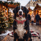 The Jingle Bows Series: Christmas Dog Collar and Bow Tie/Flower Sets