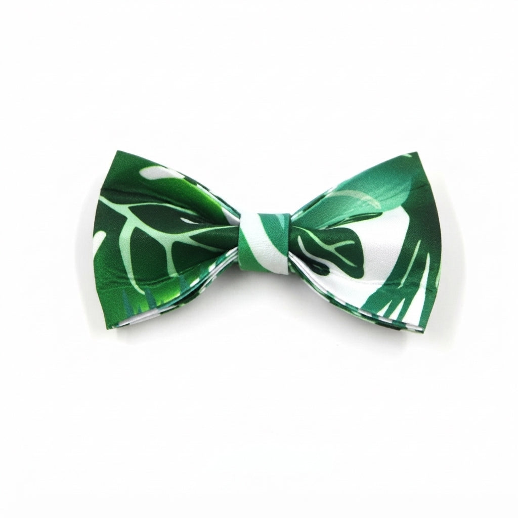 The Paradise Pooch: Dog Collar, Bow Tie and Lead Set