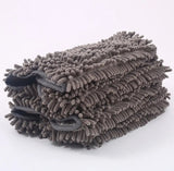 Luxury Microfibre Chenille Dog Drying Mitts