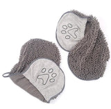 Luxury Microfibre Chenille Dog Drying Mitts