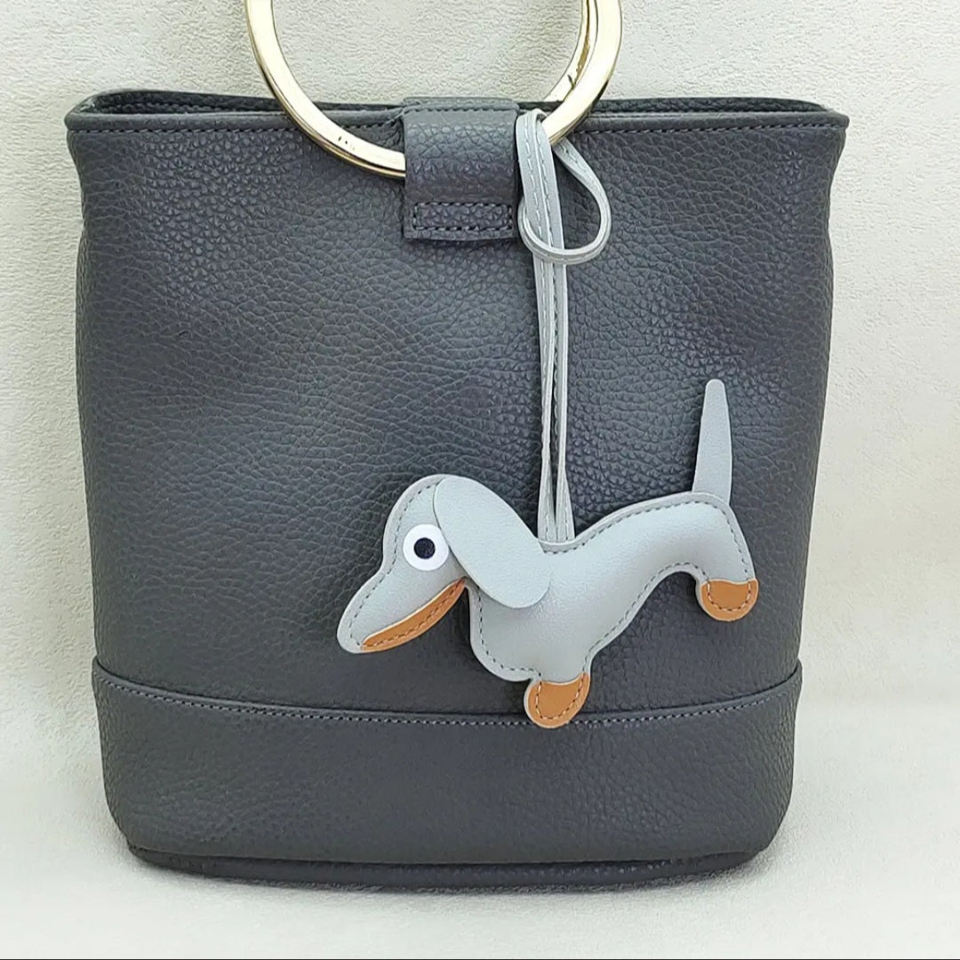Sausage Dog Edition: The Luxe Pup Vegan Leather Bag Accessory