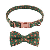 The Jingle Bows Series: Christmas Dog Collar and Bow Tie/Flower Sets