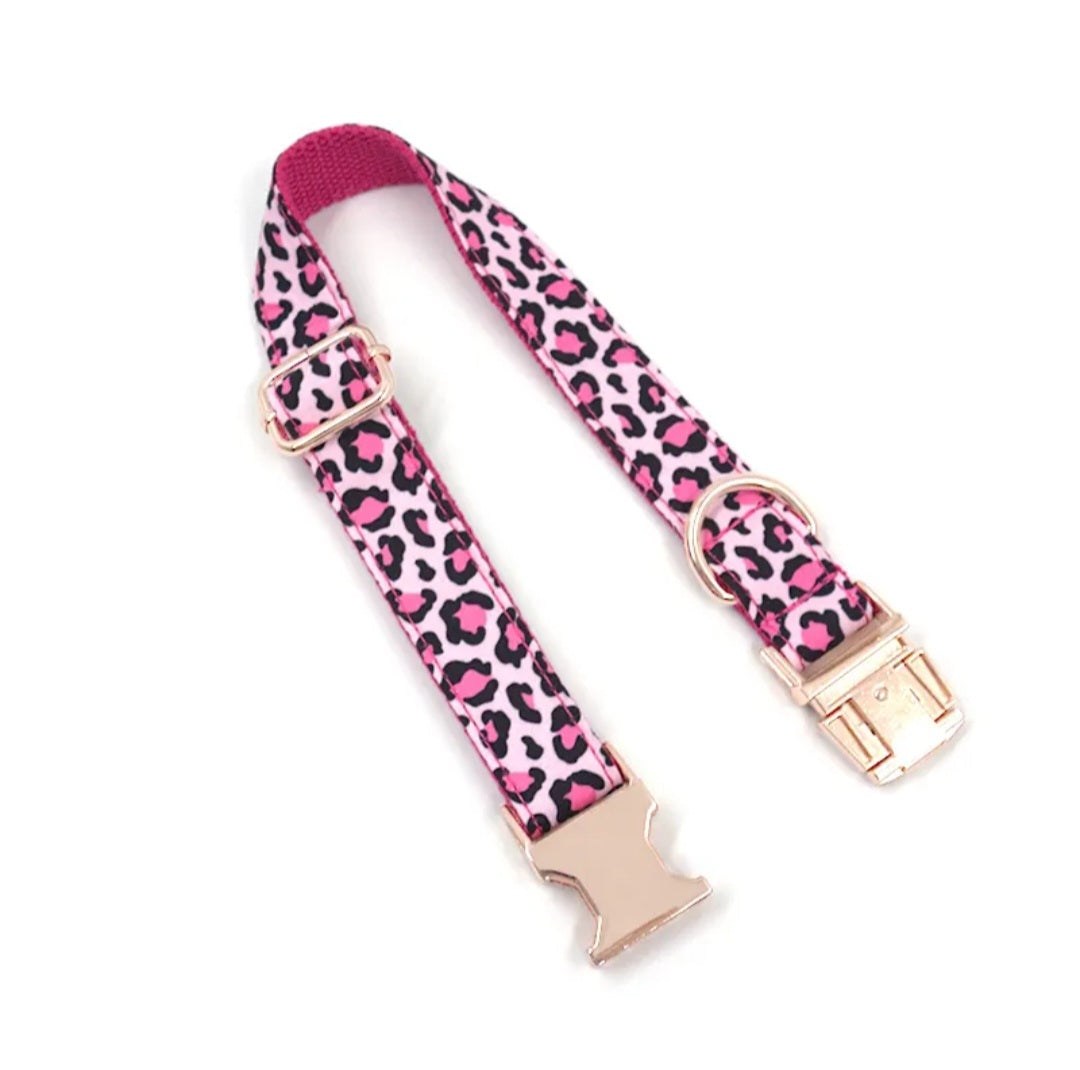 The Wild Thang - Dog Collar, Lead, Bow Tie, & Bag Holder Set