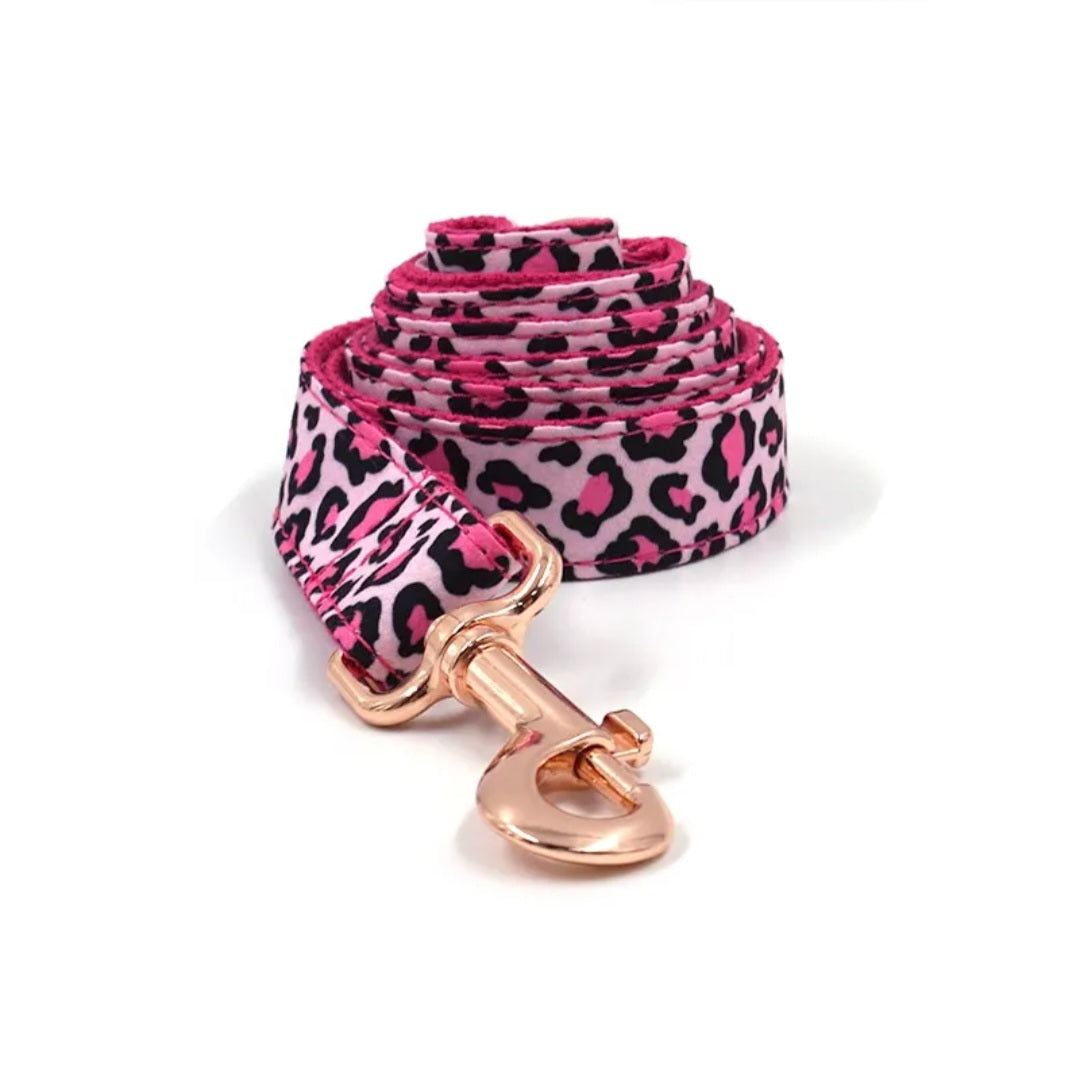 The Wild Thang - Dog Collar, Lead, Bow Tie, & Bag Holder Set